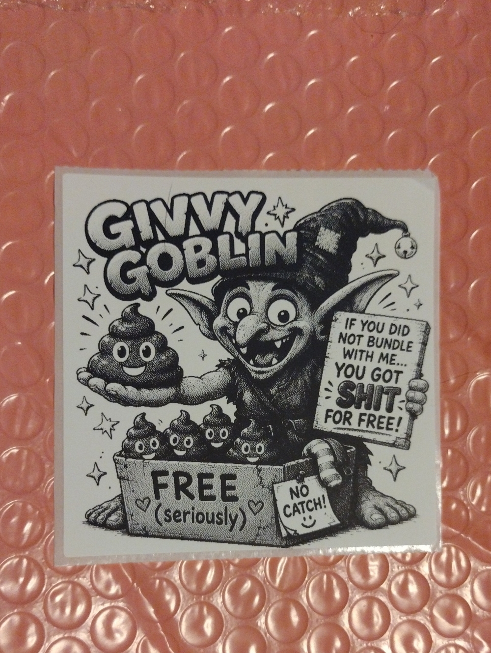 GIVEAWAY GOBLIN STICKER & FREE SHIPPING 🎁🎁 POSSIBILITY TO UPGRADE GIVEAWAY 😄